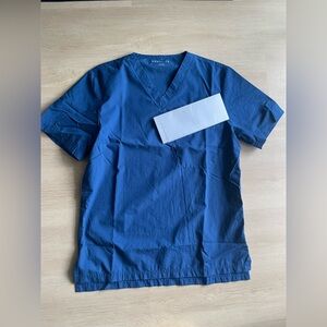 Medelita mens scrub tops and pants navy blue